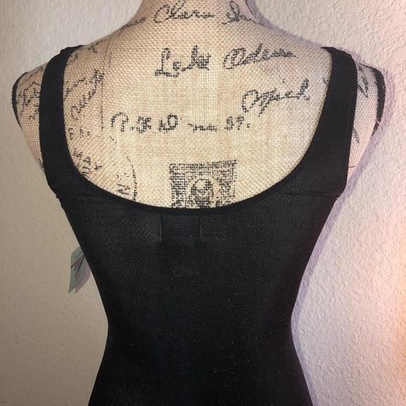 NWT Intimately Free People Black & Metallic Sheer Slip Size XS - Picture 7 of 8